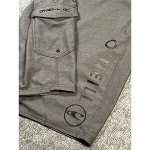 ONeill Mens Gray Drawstring‎ Surf Board Shorts Size 36